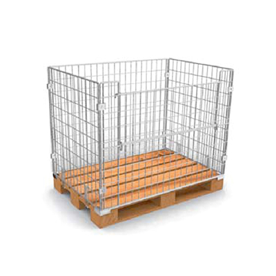 FREESTANDING WIRE GRID DUMP BINS